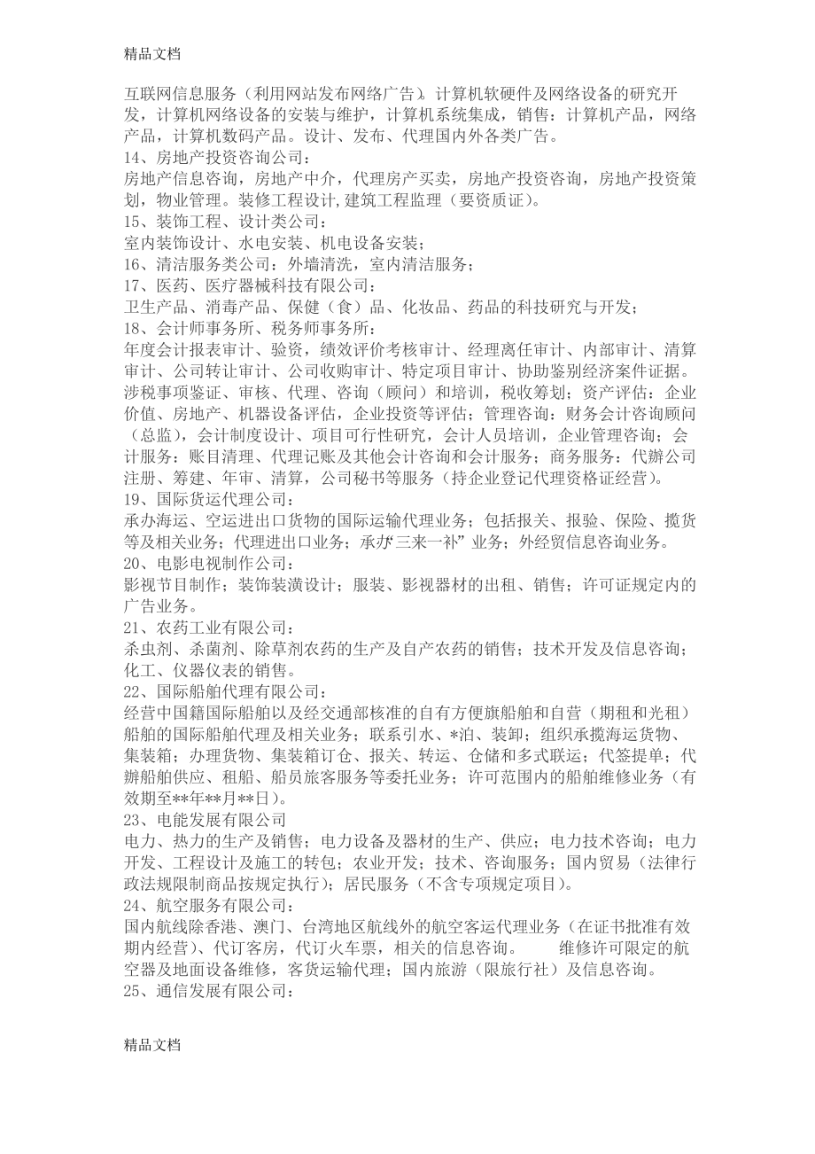 最新商务信息咨询公司营业执照经营范围大全解析